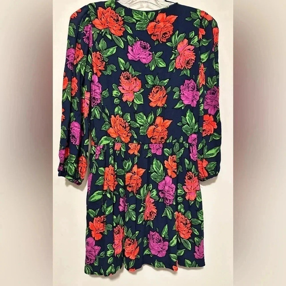 Zara Trafaluc Collection Floral Zip Front Dress - Size M - Picture 3 of 6